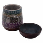Large Soapstone Oil Burner - Elephant, Five Colours - view 2