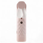 Pink handheld nano mist face fan and spray, USB rechargeable - view 6