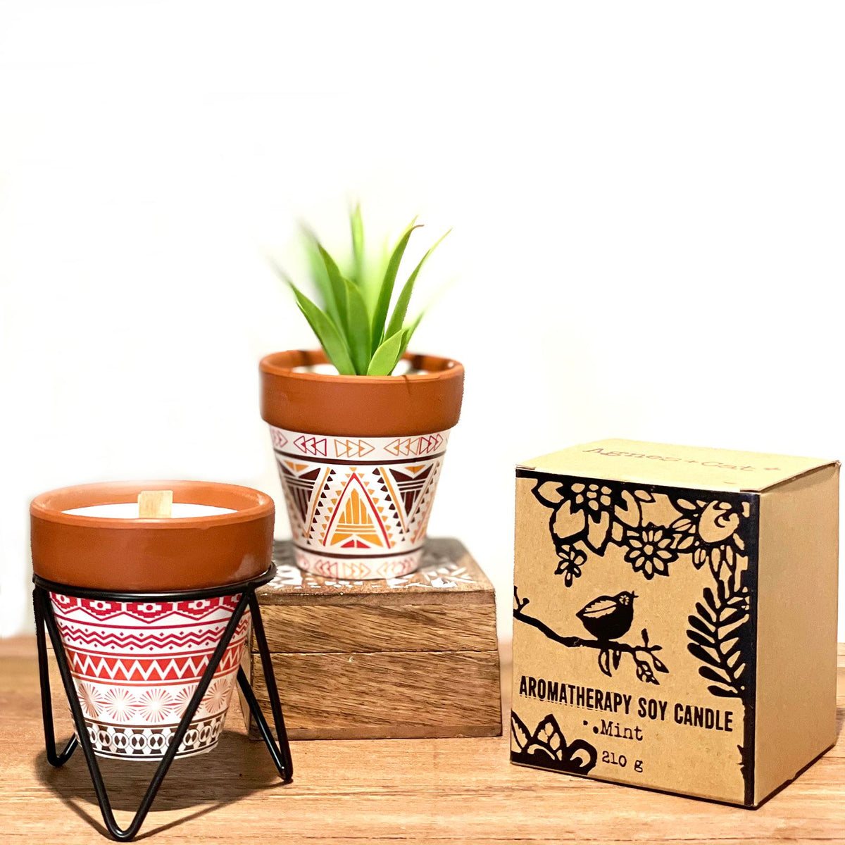 Agnes + Cat Herb Garden Candles - Geranium - view 4