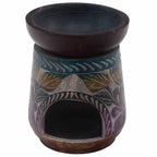 Large Soapstone Oil Burner - Elephant, Five Colours - view 3