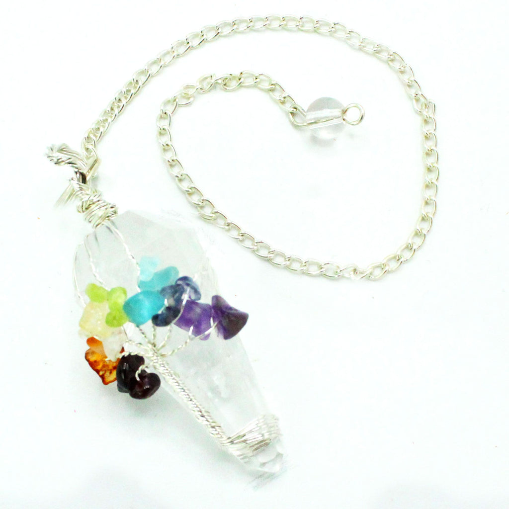 Magic Pendulum - Seven Chakra - Rock Quartz - view 2