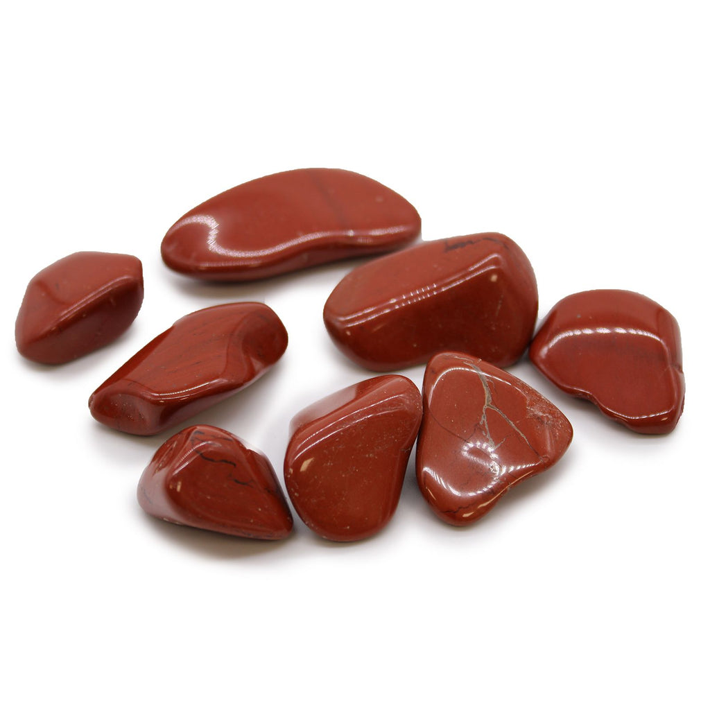 XL Tumble Stones - Jasper - Red (Pack of 18)