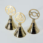 Altar Brass Bell - Triquetra - view 2