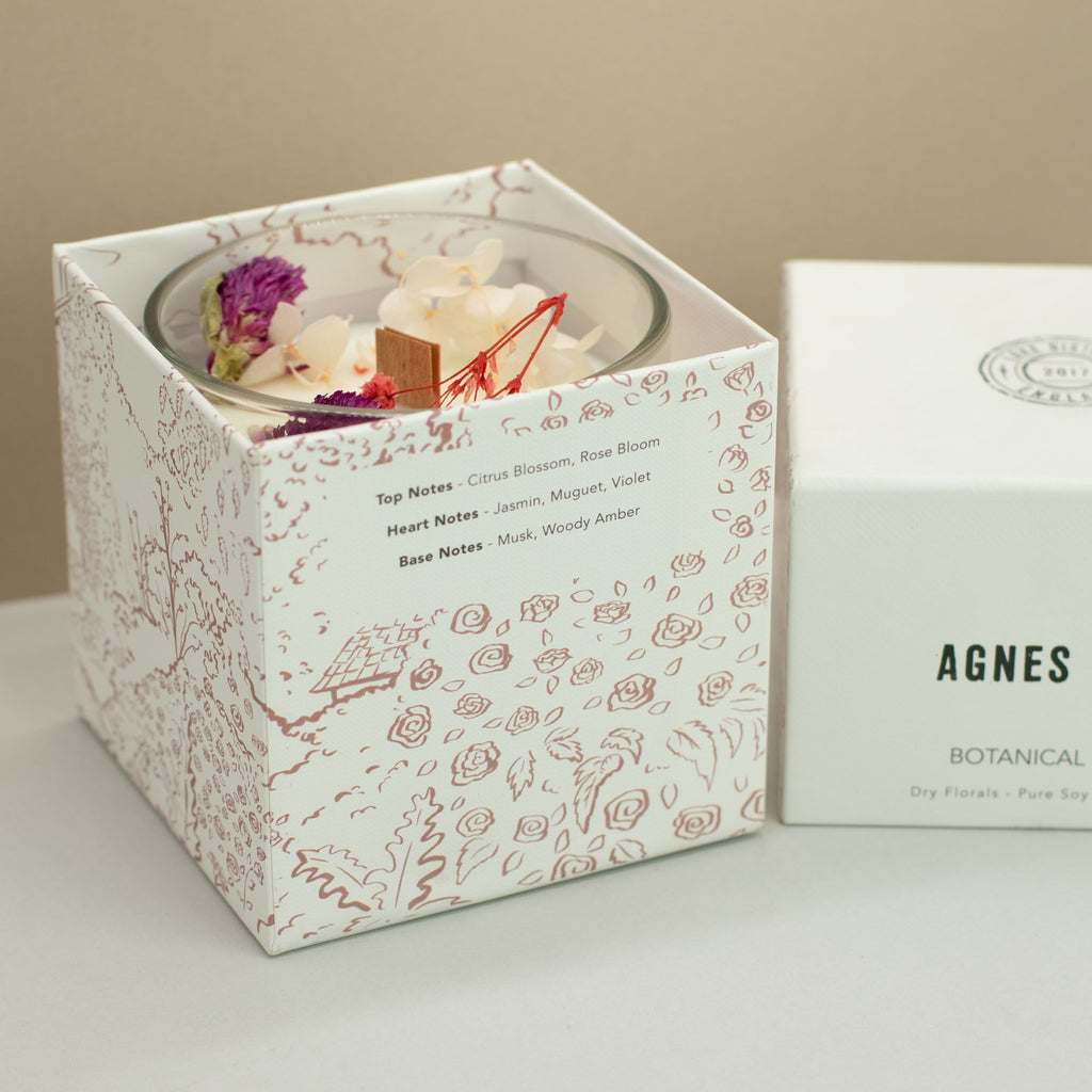 Agnes + Cat Botanical Soy Wax Candle - Roses of Sawrey - view 3