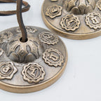 Tibetan Tingsha Bells - Premium Brass, Seven Chakra (255g)