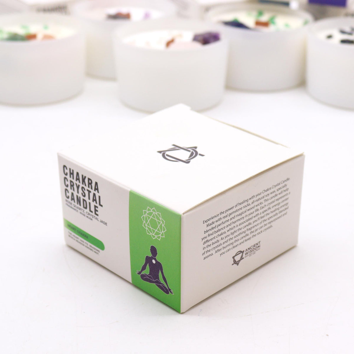 Chakra Crystal Candles - Heart Chakra - view 3