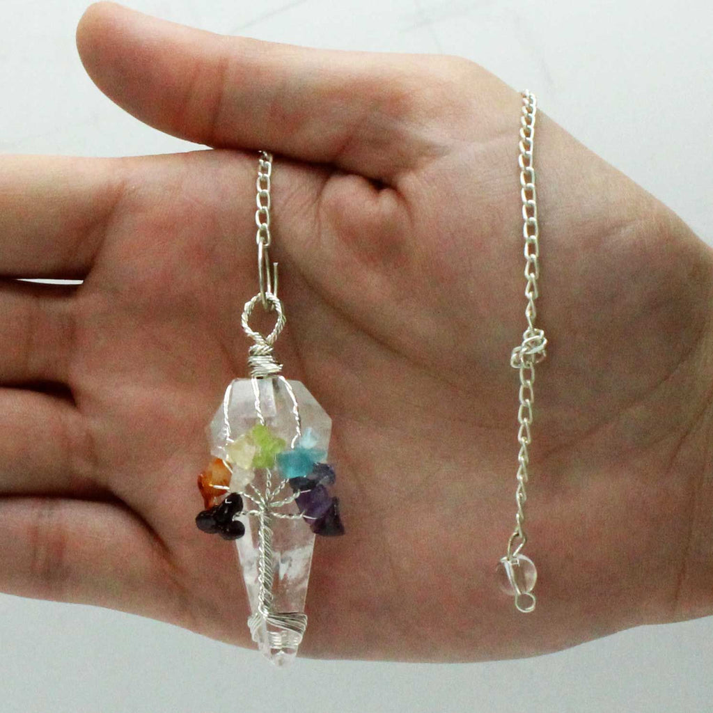 Magic Pendulum - Seven Chakra - Rock Quartz - view 3
