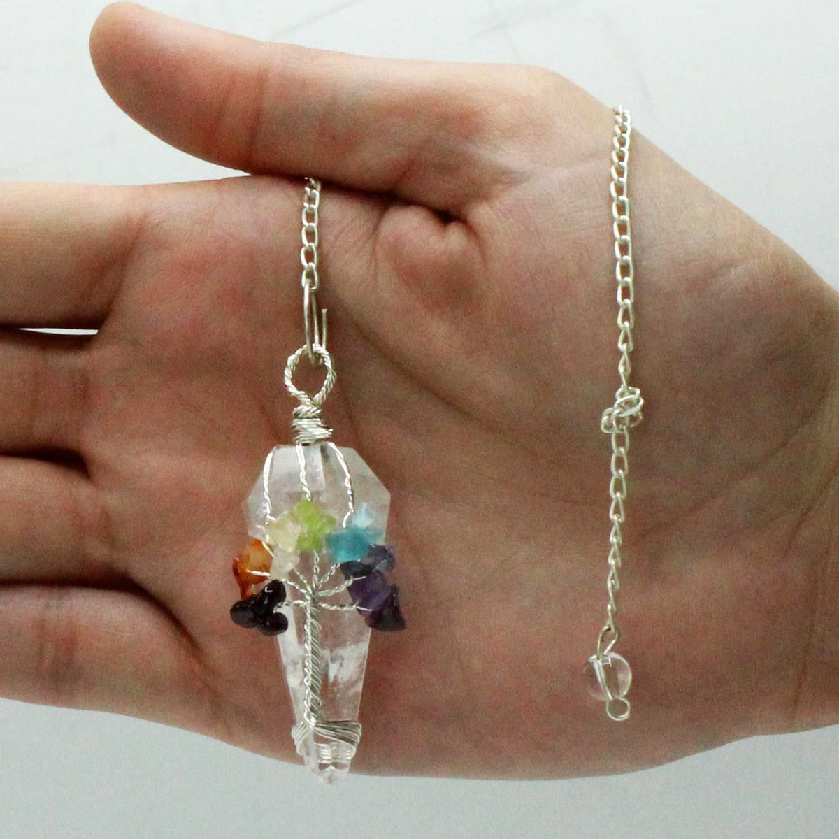 Magic Pendulum - Seven Chakra - Rock Quartz - view 3