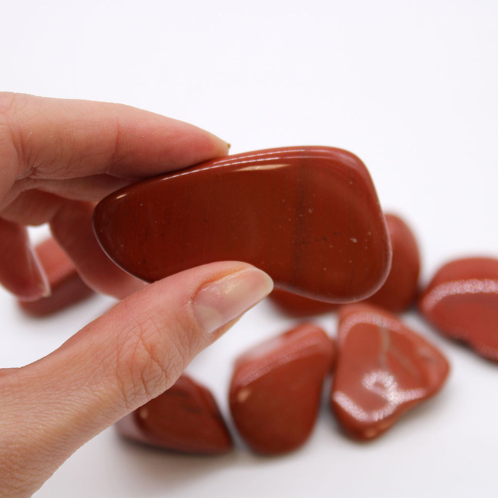 XL Tumble Stones - Jasper - Red (Pack of 18) - view 2