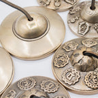 Tibetan Tingsha Bells - Premium Brass, Seven Chakra (255g) - view 2