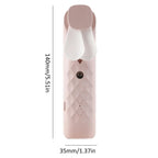 Pink handheld nano mist face fan and spray, USB rechargeable