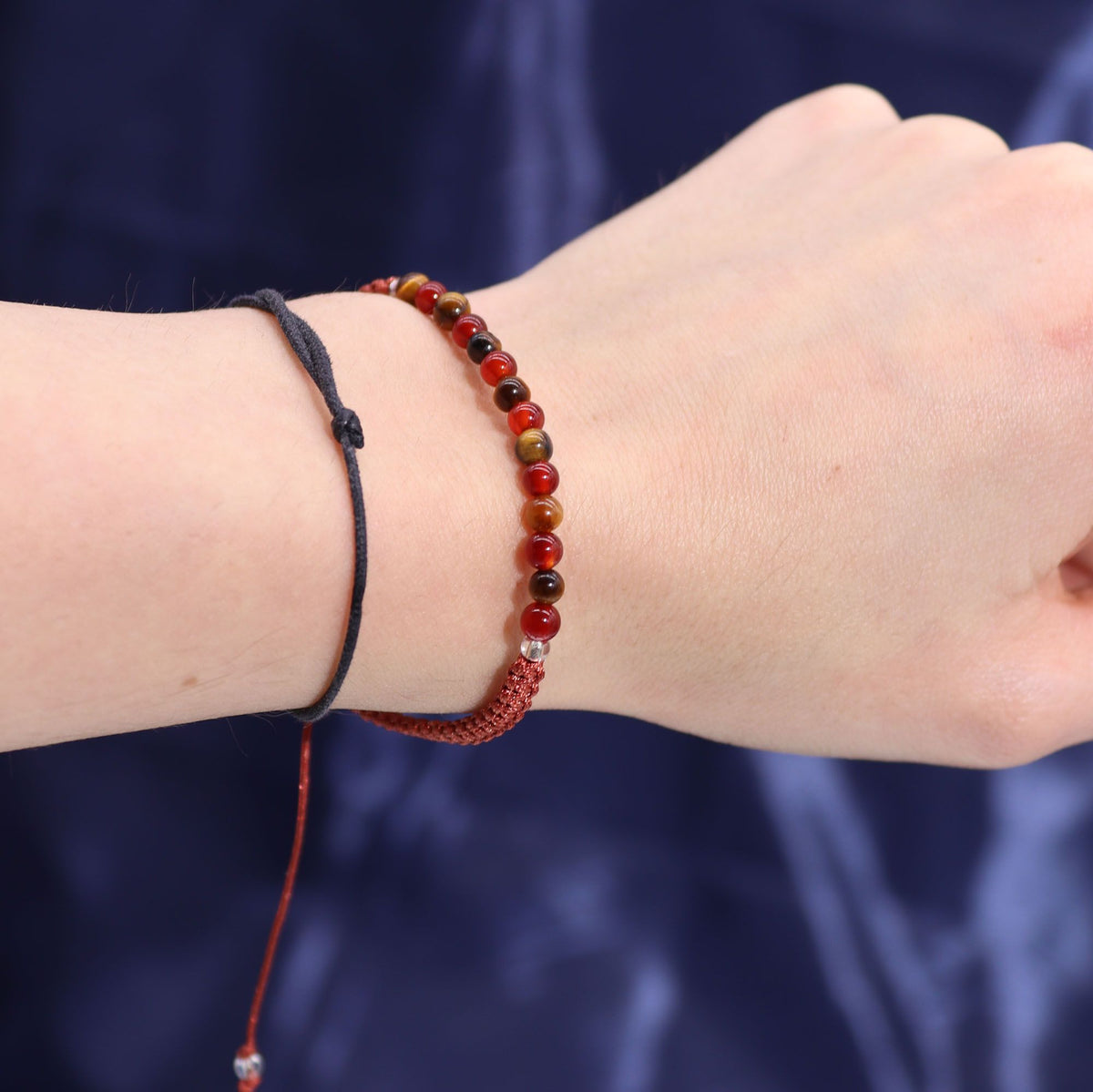 Zodiac Crystal Candle with Gemstone Bracelet - Leo - view 4