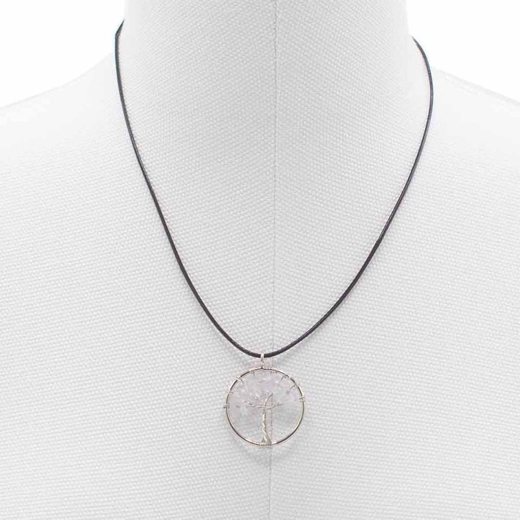 Tree of Life Pendant - Rock Crystal - view 2