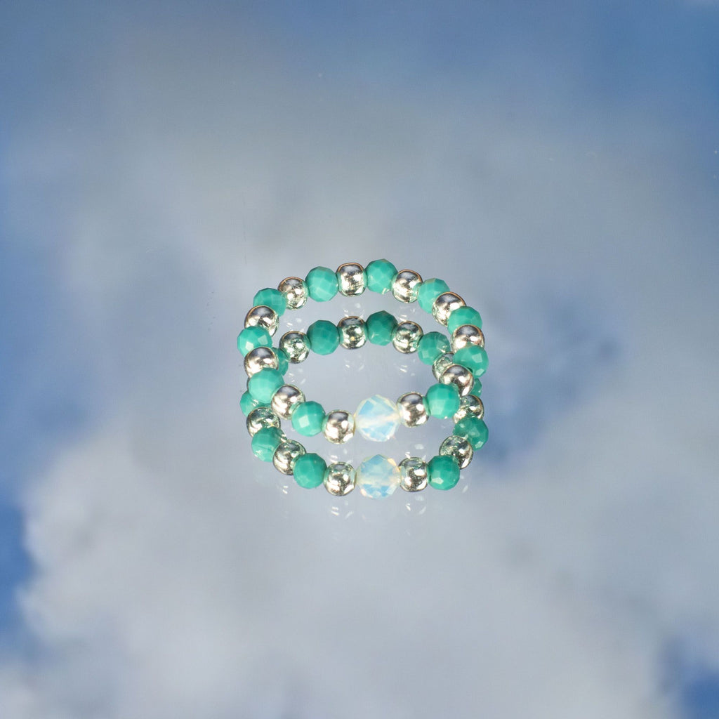 Nymph Spirit Gemstone Ring Set - Endless Ocean - view 2