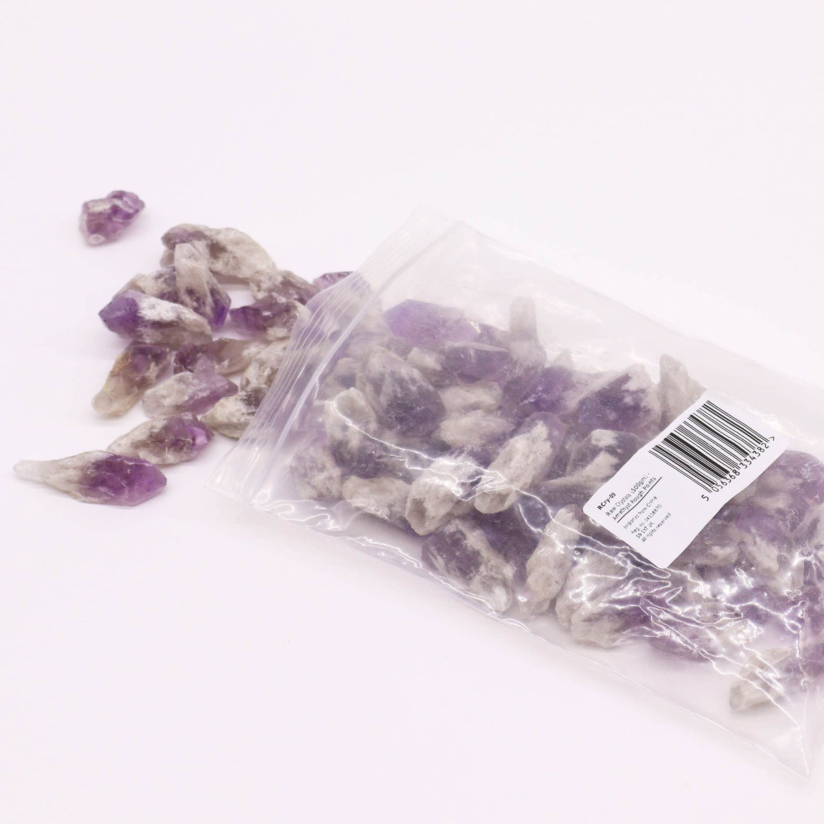 Raw Crystals (500gm) - Amethyst Rough Points - view 2