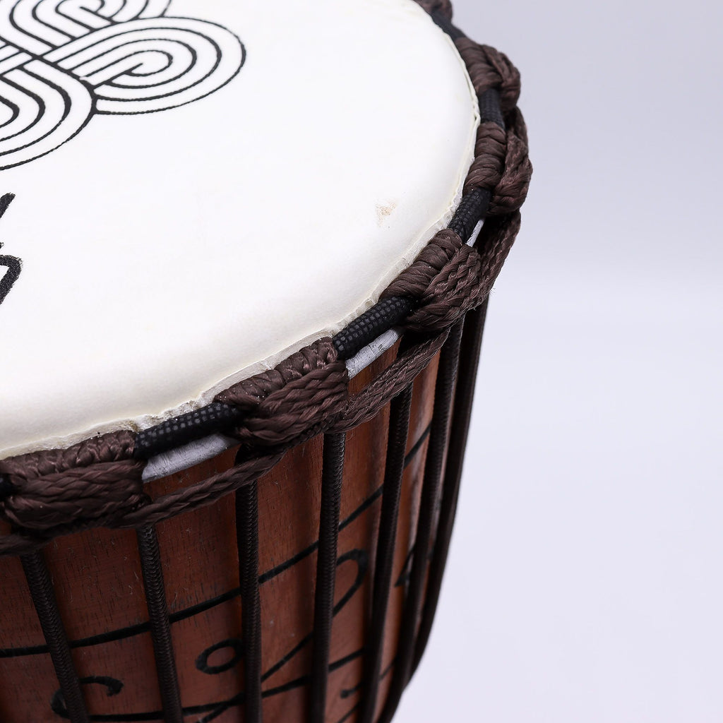 Large rope tuned djembe drum, hand-carved jackfruit body, Soul Sound head - view 6