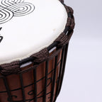 Large rope tuned djembe drum, hand-carved jackfruit body, Soul Sound head - view 6