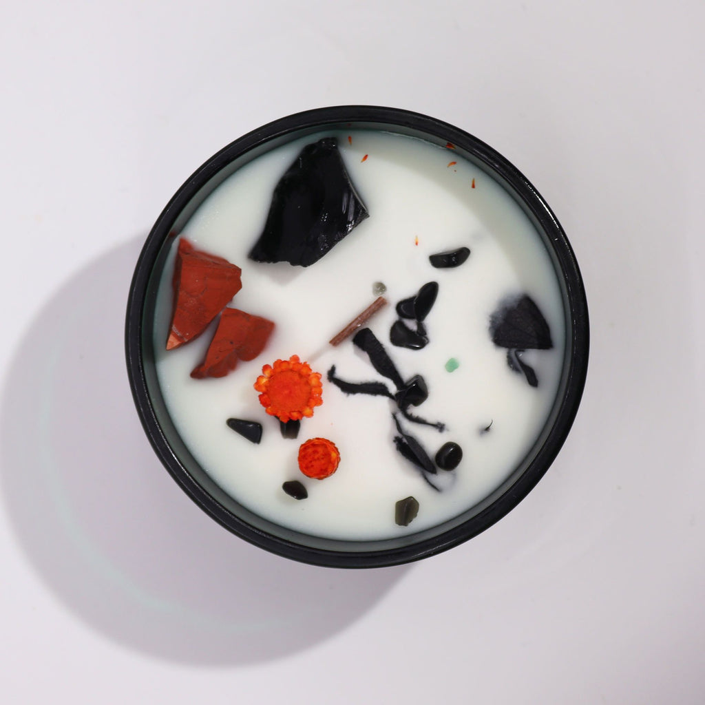Hop Hare Crystal Magic Flower Candle - The Devil - view 3