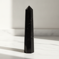 Gemstone Six Face Obelisk Point - Black Tourmaline