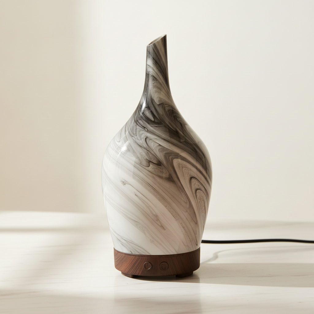 Aroma Atomiser - Glass Abstract Grey USB