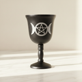 Iron Ritual Goblet - Triple Moon - 20x11cm
