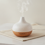 Essential Oil Aroma Diffuser Santorini - Shell Effect USB Diffuser with Timer