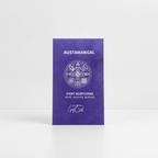 Purple Astamangal gift box printed with the eight auspicious symbols