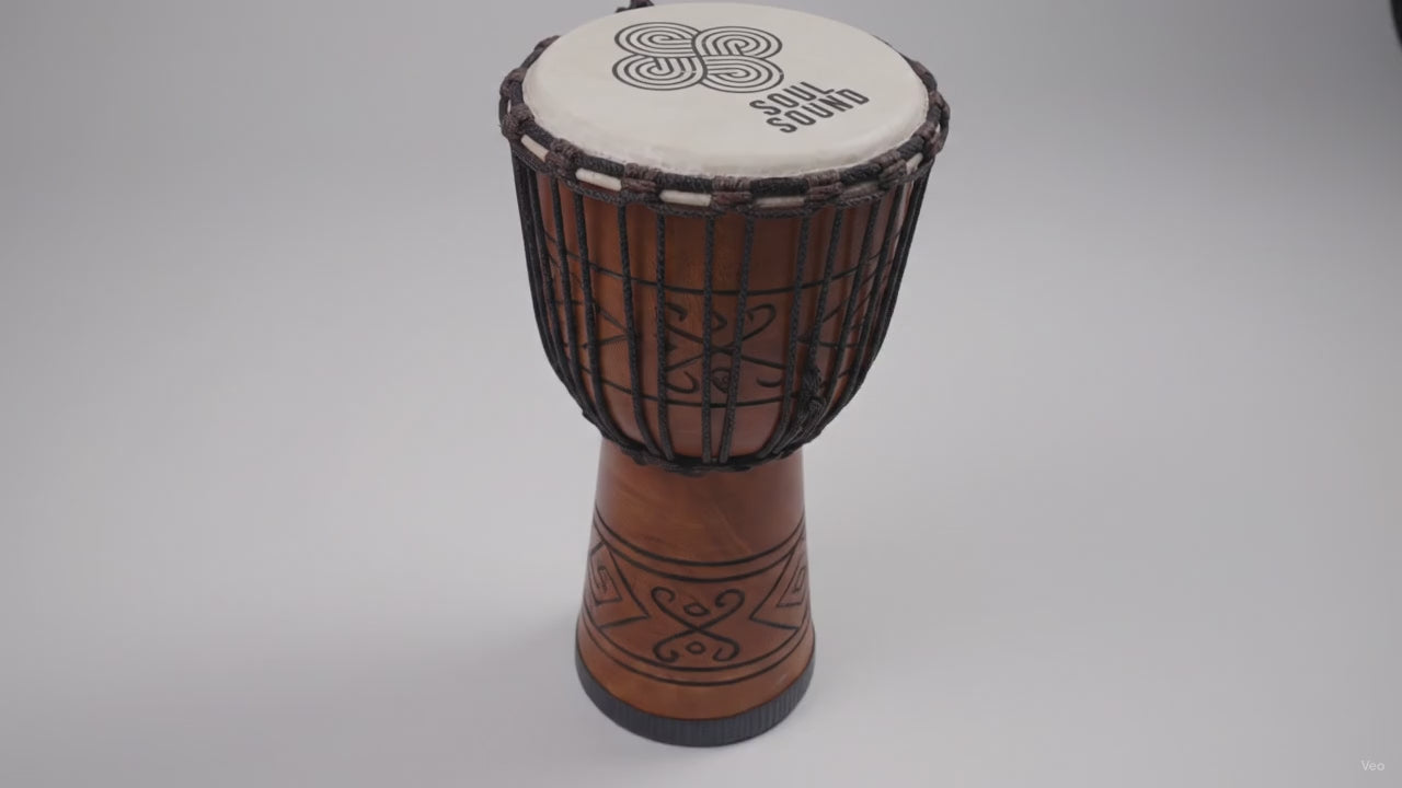 Medium Soul Sound djembe drum, slow product video