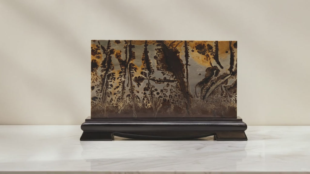 Guohua Picture Stones - Large Landscape - 150x250mm (approx 800gm), slow close-up
