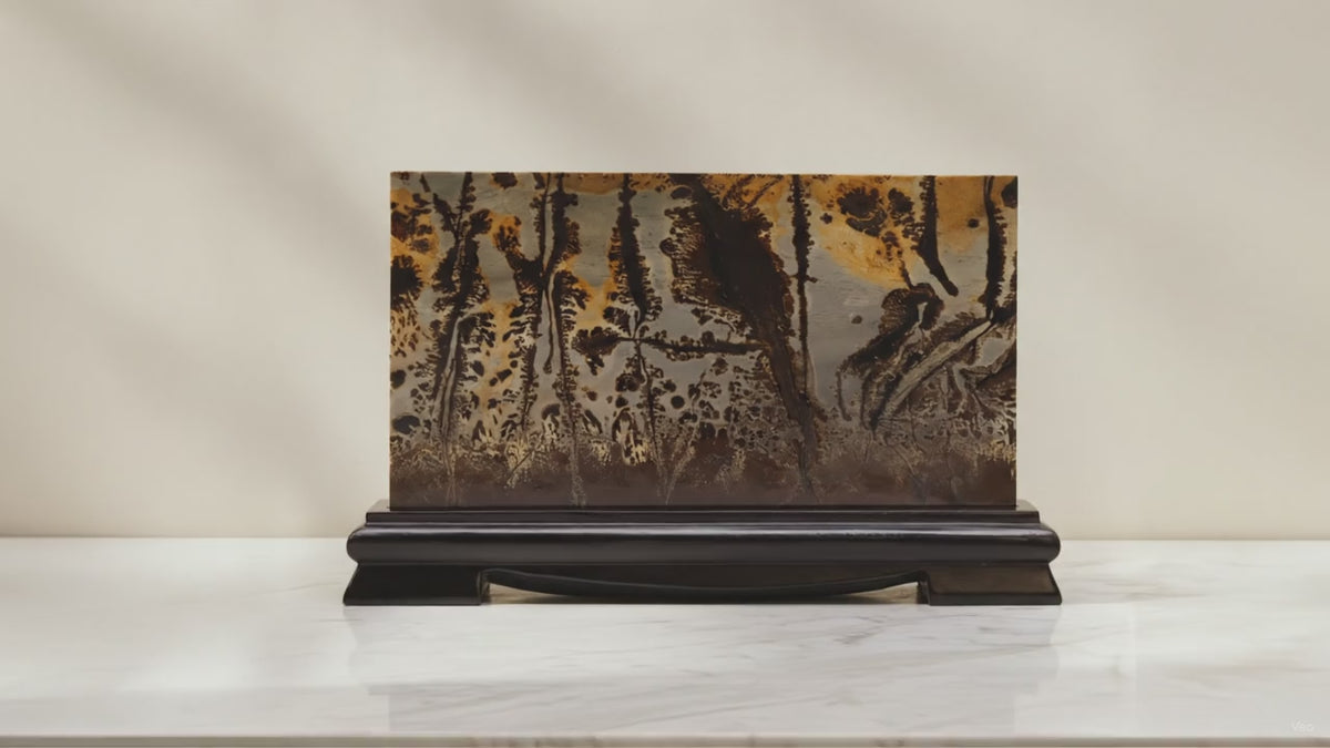 Guohua Picture Stones - Large Landscape - 150x250mm (approx 800gm), slow close-up