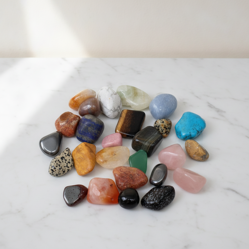 Lucky Dip Mixed Tumble Stones - 0.5kg Bag (25 Crystals) - view 3