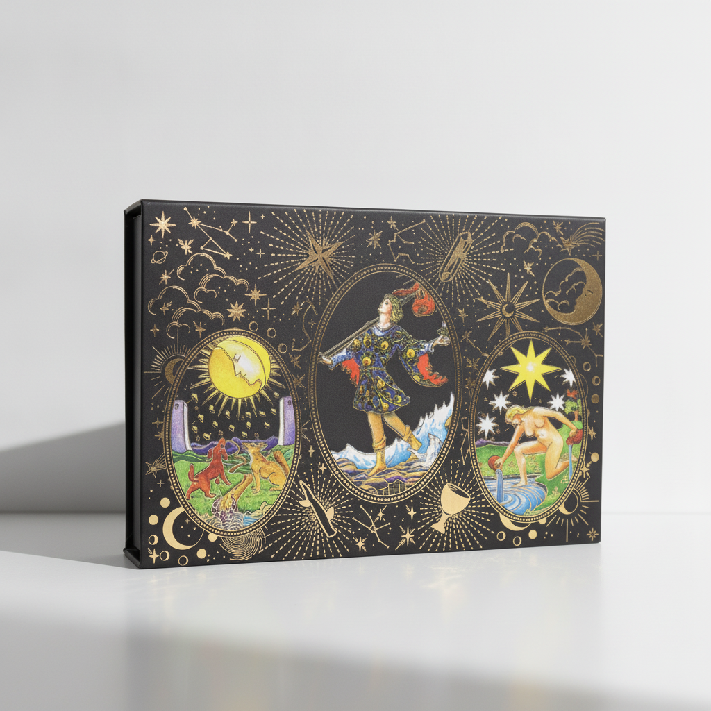 Gold Foil Tarot - Let the Magic Begin - Gift Set