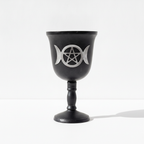 Iron Ritual Goblet - Triple Moon - 20x11cm