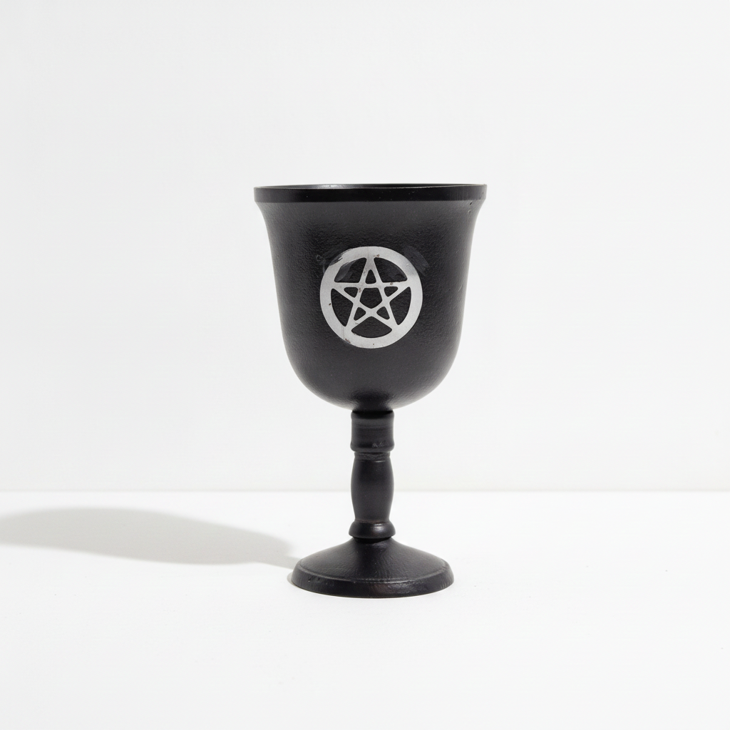 Iron Ritual Goblet - Pentagon - 20x11cm